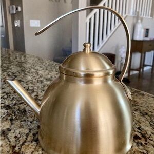 Elegant Brush Gold Kettle